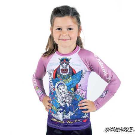 Tatami Kids Alice in Jiu-Jitsu Land Rash Guard - Pitkähihainen edulliseen hintaan TJJS Kamppailuvaruste Oy nopea toimitus