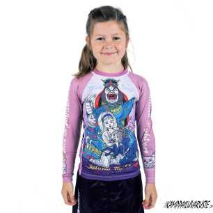 Tatami Kids Alice in Jiu-Jitsu Land Rash Guard - Pitkähihainen