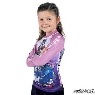 Tatami Kids Alice in Jiu-Jitsu Land Rash Guard - Pitkähihainen