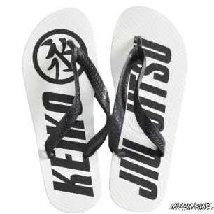 Keiko flip flop Jiu Jitsu 2019 - Valkoinen / Musta edulliseen hintaan TJJS Kamppailuvaruste Oy nopea toimitus