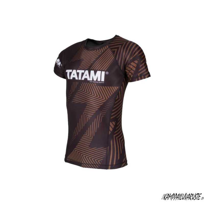 Tatami 2018 IBJJF Rank rash guard - Ruskea edulliseen hintaan TJJS Kamppailuvaruste Oy nopea toimitus