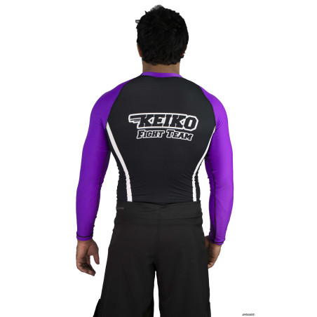 Keiko Speed rash guard long sleeve - Purple