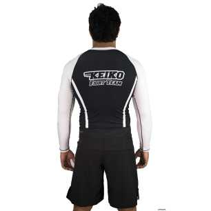 Keiko Speed rash guard long sleeve - White