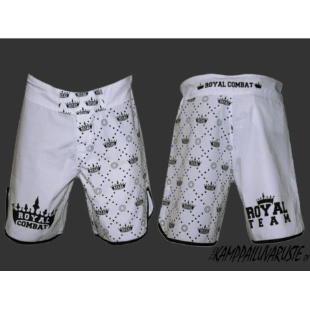 Royal Combat Fight shorts Rip Stop - White