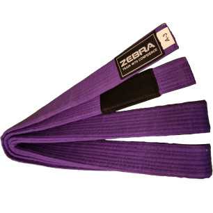 ZEBRA BJJ vyö Purppura edulliseen hintaan TJJS Kamppailuvaruste Oy nopea toimitus