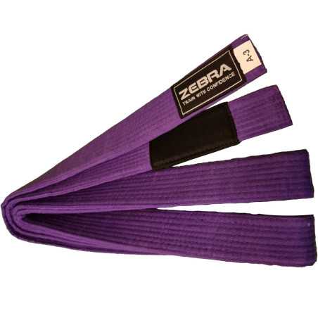 ZEBRA BJJ vyö Purppura edulliseen hintaan TJJS Kamppailuvaruste Oy nopea toimitus