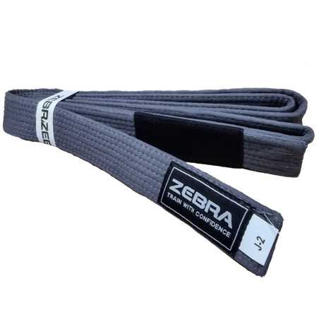 ZEBRA BJJ junnuvyö Harmaa edulliseen hintaan TJJS Kamppailuvaruste Oy nopea toimitus