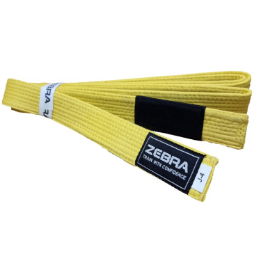 TJJS Kamppailuvaruste Oy|ZEBRA BJJ junnuvyö Keltainen|12,15 €