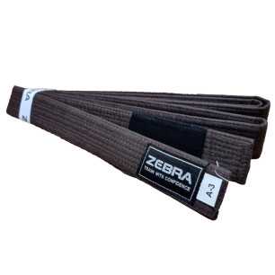 ZEBRA BJJ Bält Brun till ett lågt pris TJJS Kamppailuvaruste Oy snabb leverans