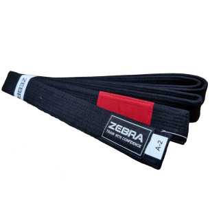 ZEBRA BJJ Bält Svart till ett lågt pris TJJS Kamppailuvaruste Oy snabb leverans