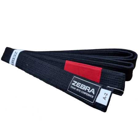 ZEBRA BJJ Bält Svart till ett lågt pris TJJS Kamppailuvaruste Oy snabb leverans