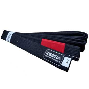 ZEBRA BJJ Bält Svart till ett lågt pris TJJS Kamppailuvaruste Oy snabb leverans