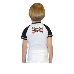 Keiko Kids rash guard - White