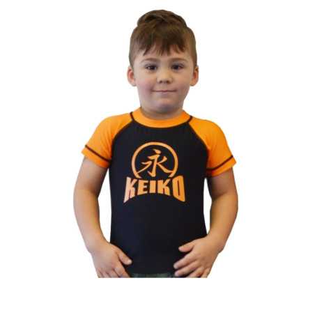 Keiko Kids rash guard - Orange at a low price TJJS Kamppailuvaruste Oy fast delivery