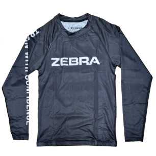 ZEBRA rash guard pitkähihainen Musta edulliseen hintaan TJJS Kamppailuvaruste Oy nopea toimitus