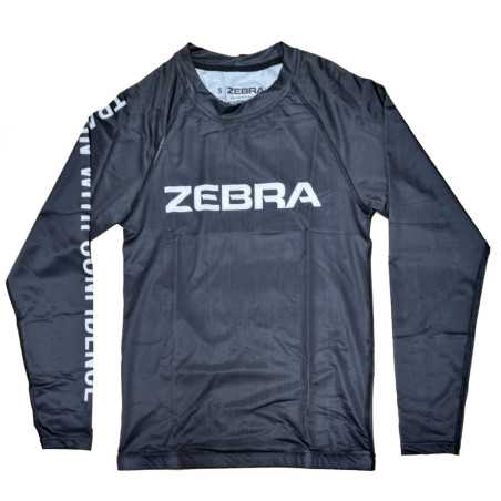 ZEBRA rash guard pitkähihainen Musta edulliseen hintaan TJJS Kamppailuvaruste Oy nopea toimitus