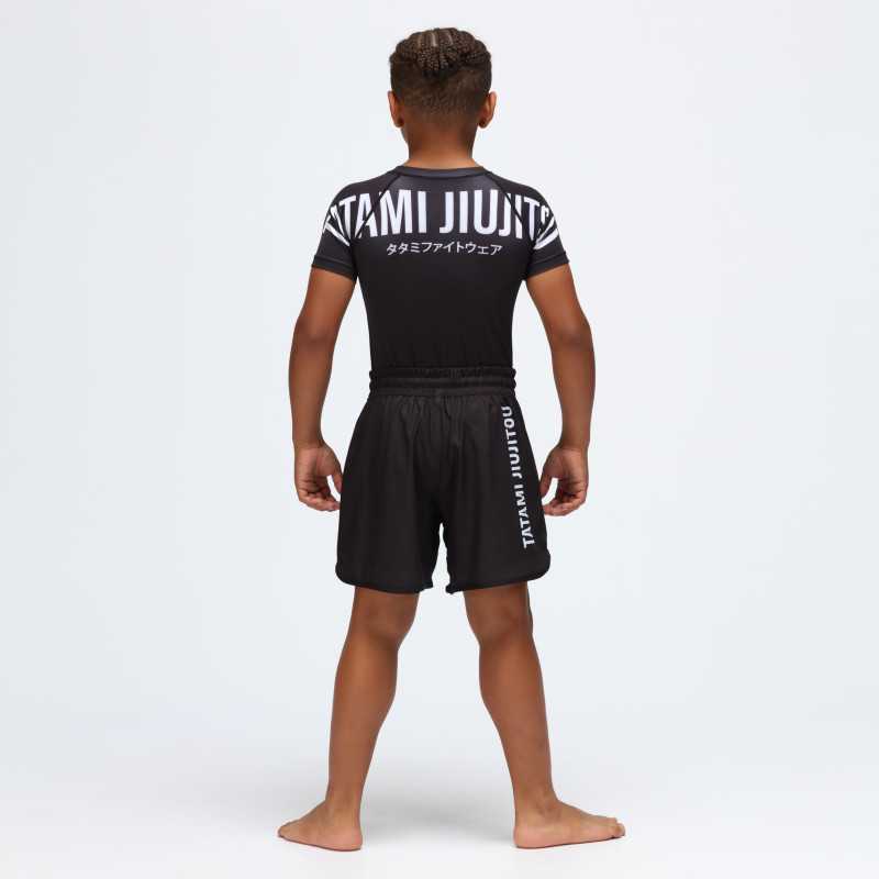Tatami Kids Impact Grappling Shorts – Svart till ett lågt pris TJJS Kamppailuvaruste Oy snabb leverans