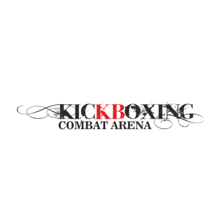 Thermo transfer sticker - Small black "Kickboxing Combat Arena" at a low price TJJS Kamppailuvaruste Oy fast delivery
