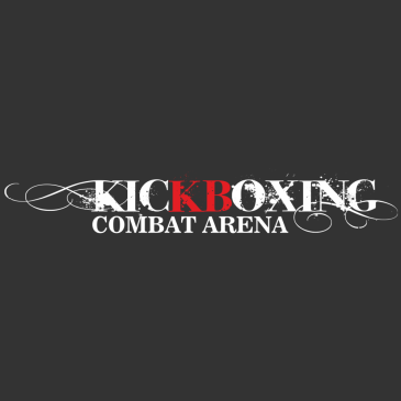 TJJS Kamppailuvaruste Oy|Lämpösiirtotarra - Iso valkoinen "Kickboxing Combat Arena"|6,07 €