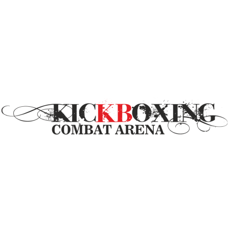 Thermo transfer sticker - Big black "Kickboxing Combat Arena"