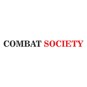 Lämpösiirtotarra "Combat Society - teksti" pituus 38cm