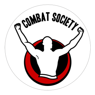 Lämpösiirtotarra "Combat Society - logo" pyöreä 13cm
