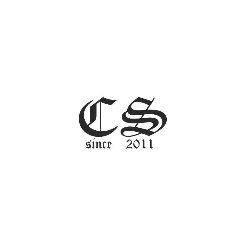 Termoöverföringsdekal "Combat Society - CS chest logo" Svart