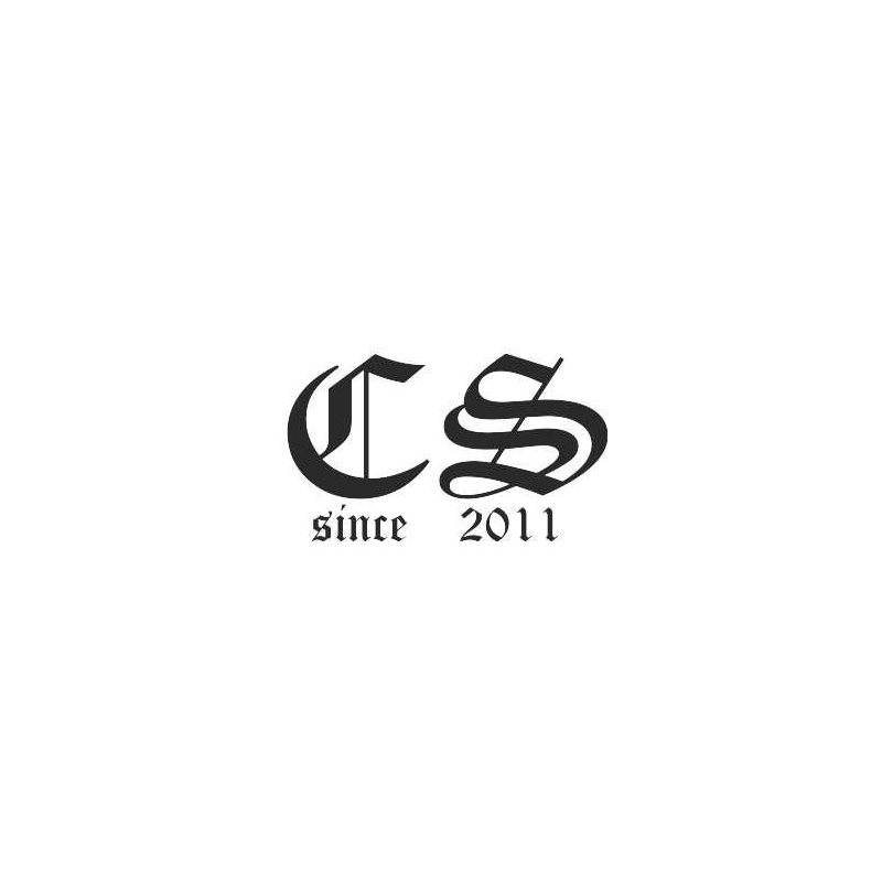 Thermo transfer sticker "Combat Society - CS chest logo" black