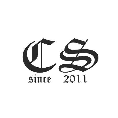 Termoöverföringsdekal "Combat Society - CS chest logo" Svart