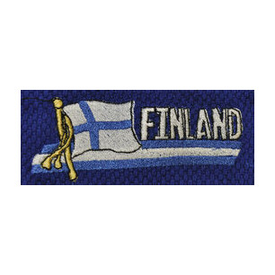 Embroidery Finnish Flag (Model 2)