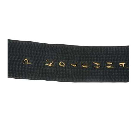 Embroidery on the belt "My name"