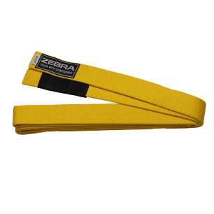 ZEBRA BJJ Kids Belt Yellow