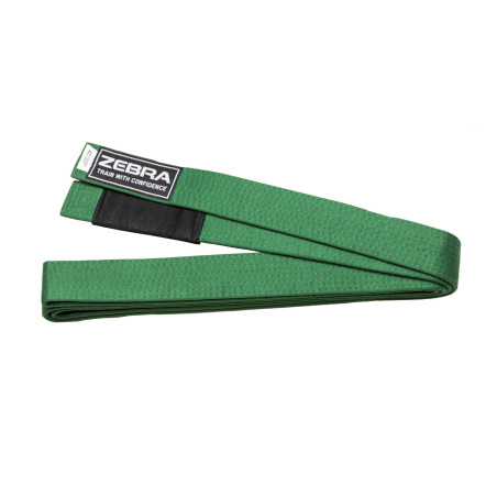 ZEBRA BJJ Kids Belt Green