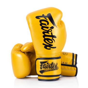 TJJS Kamppailuvaruste Oy|Fairtex BGV18 Super Sparring Gloves - Gold|€129.00