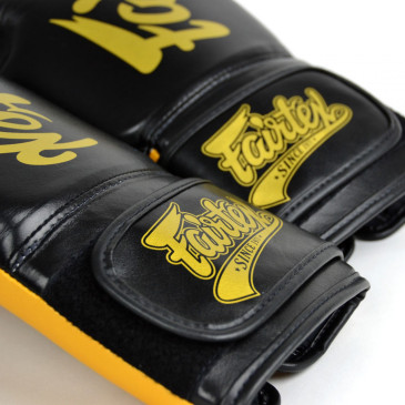 TJJS Kamppailuvaruste Oy|Fairtex BGV18 Super Sparring Gloves - Black/Gold|€129.00