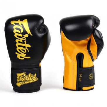 Fairtex BGV18 Super Sparring Gloves - Black/Gold at a low price TJJS Kamppailuvaruste Oy fast delivery
