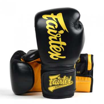 Fairtex BGV18 Super Sparring Gloves - Black/Gold at a low price TJJS Kamppailuvaruste Oy fast delivery