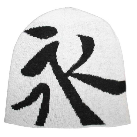 Keiko Beanie Kanji - White