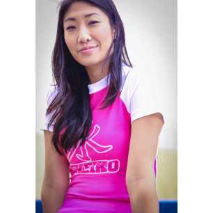 Keiko Speed rash guard - Rosa