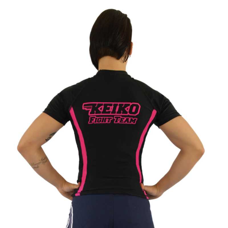 Keiko Speed rash guard - Musta/Pinkki edulliseen hintaan TJJS Kamppailuvaruste Oy nopea toimitus