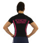 Keiko Speed rash guard - Musta/Pinkki