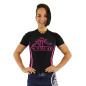 Keiko Speed rash guard - Musta/Pinkki