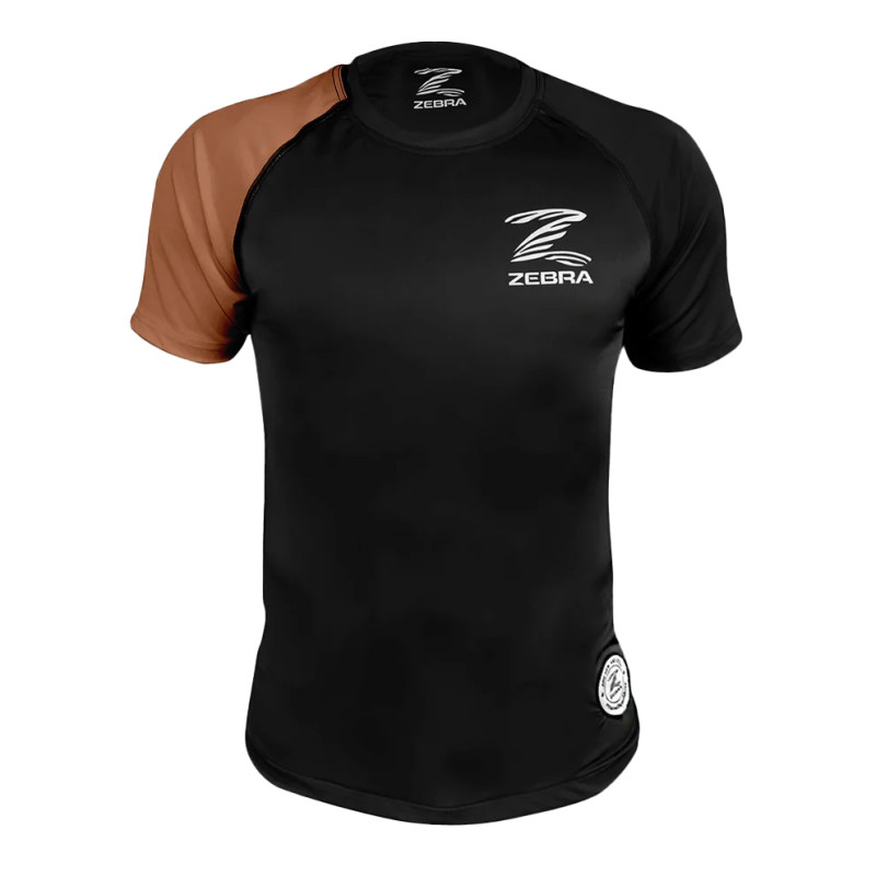 ZEBRA rash guard RANKED Brun