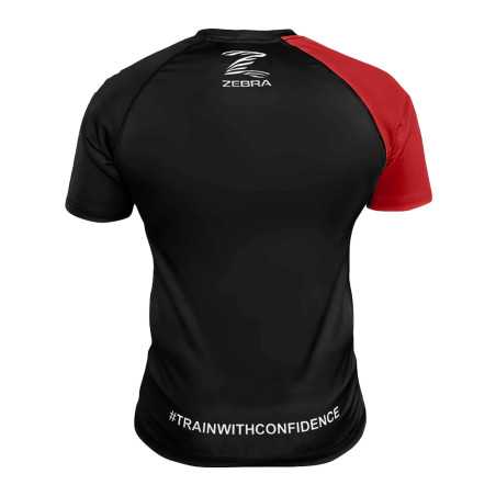 ZEBRA rash guard RANKED Black