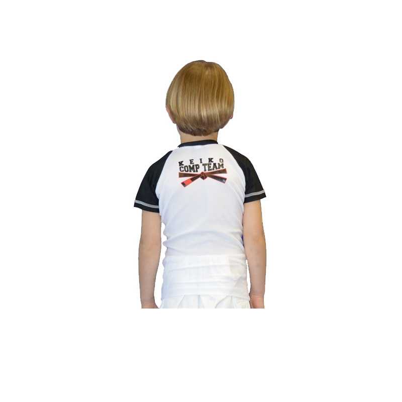 Keiko Kids rash guard - Vit till ett lågt pris TJJS Kamppailuvaruste Oy snabb leverans