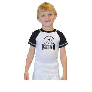 Keiko Kids rash guard - White at a low price TJJS Kamppailuvaruste Oy fast delivery
