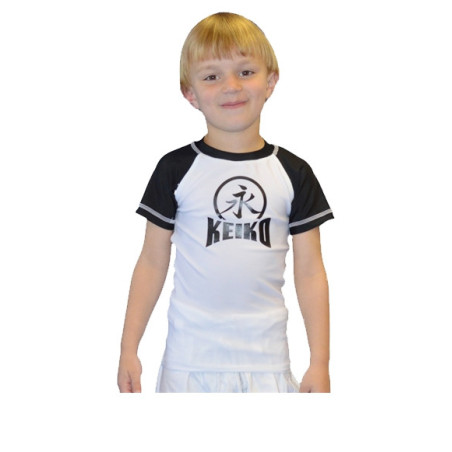 Keiko Kids rash guard - White