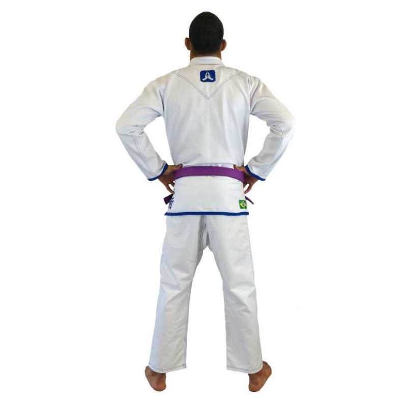 Keiko BJJ OMM Kimono - Valkoinen edulliseen hintaan TJJS Kamppailuvaruste Oy nopea toimitus