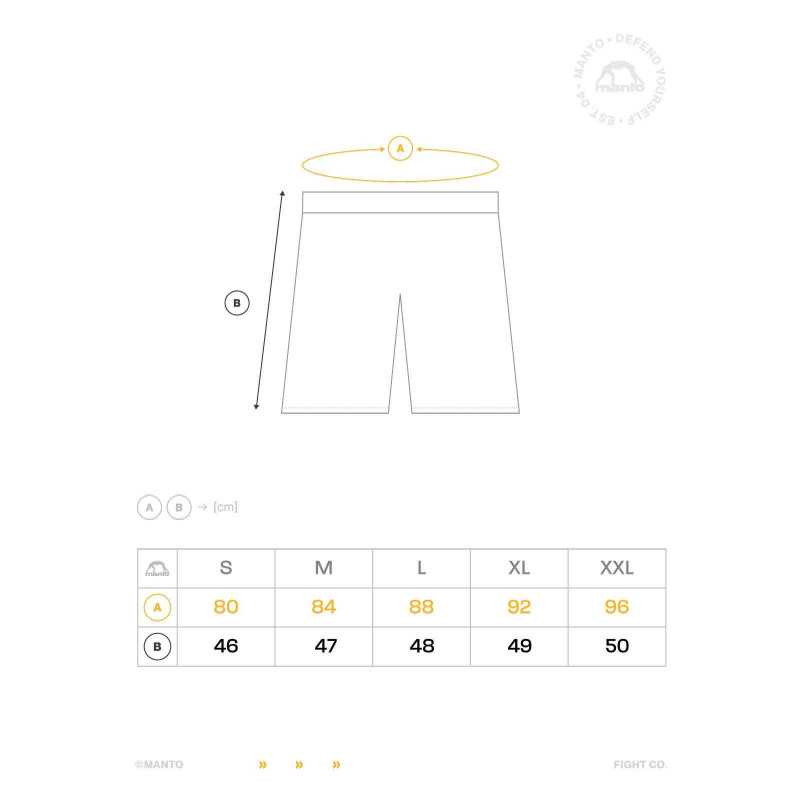 MANTO fight shorts COMPETITOR black at a low price TJJS Kamppailuvaruste Oy fast delivery