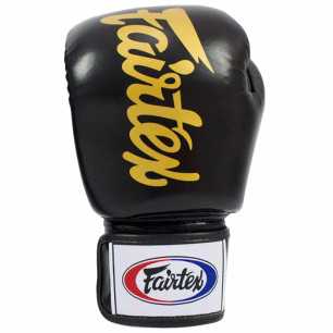 Fairtex BGV19 Tight-Fit Boxhandskar - Svart